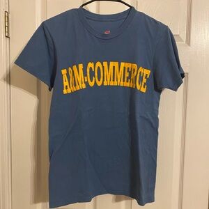 Hanes Nano-T Blue T-Shirt